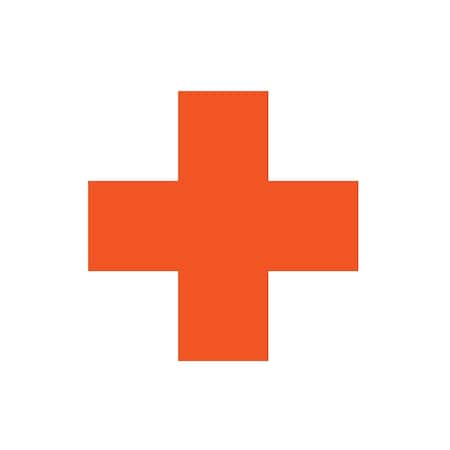 5S Supplies 5S Corner Markers, 2 in W., 6 in L., 0.003 in Thickness, 25 PK VSX-SQUARE-ORANGE